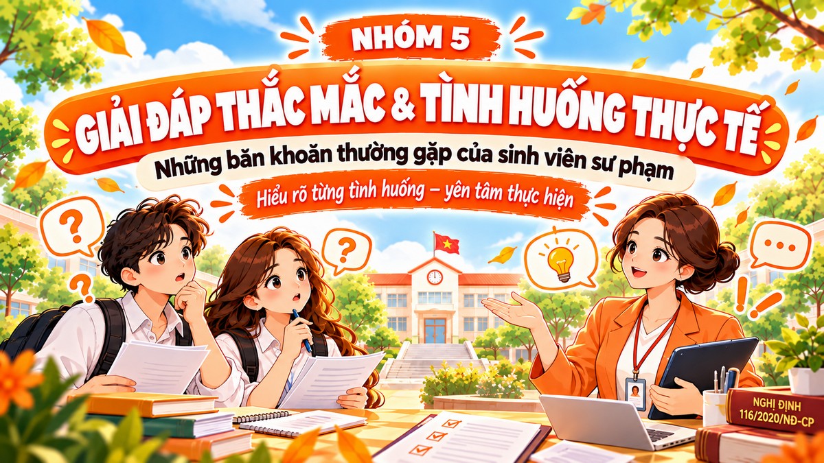 Nhóm 5: Giải đáp thắc mắc và Tình huống thực tế